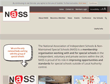 Tablet Screenshot of nasschools.org.uk